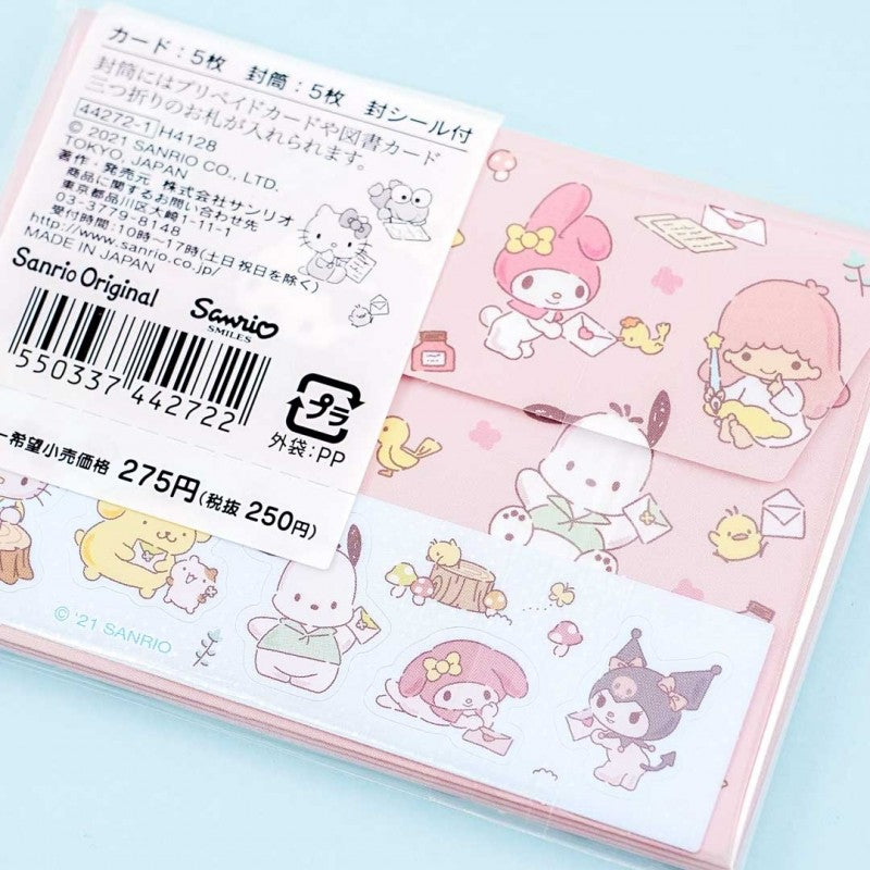 Sanrio Characters Message Cards - Set of 5