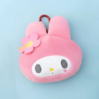 Sanrio Characters Plush Clip-On Pouch
