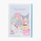 Sanrio Characters Notebook - Semi B5 - Blue