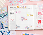 Sanrio Characters Sticker Set - 8 Sheets (5 Types)