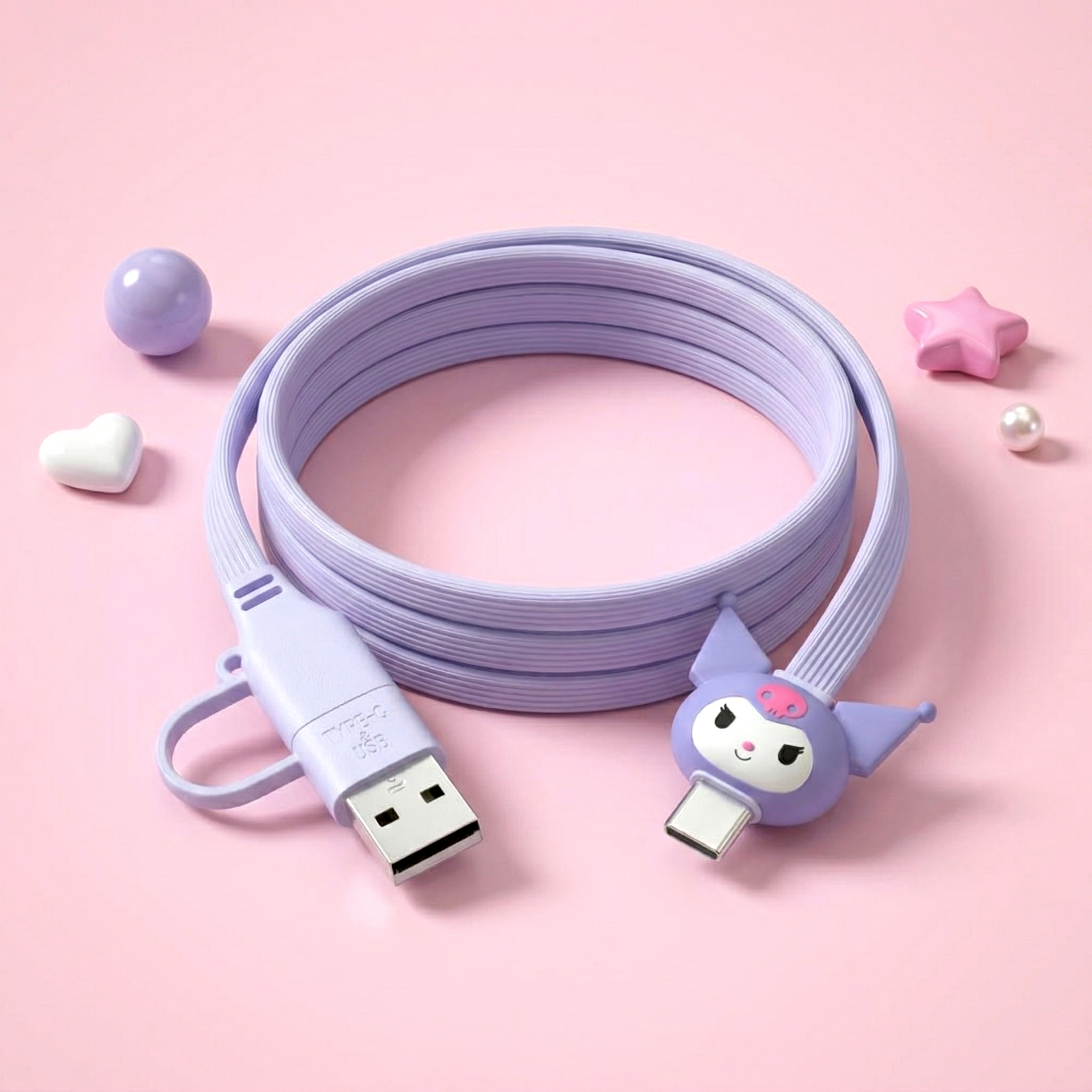 Sanrio Characters Type-C & USB Fast Charging Cable