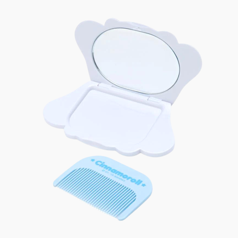 Sanrio Compact Mirror & Comb Set - Cinnamoroll