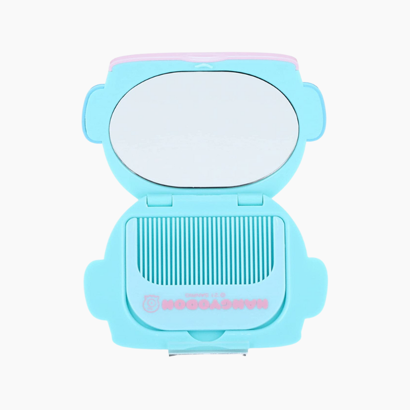 Sanrio Compact Mirror & Comb Set - Hangyodon