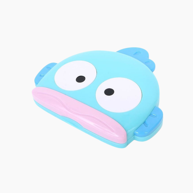 Sanrio Compact Mirror & Comb Set - Hangyodon