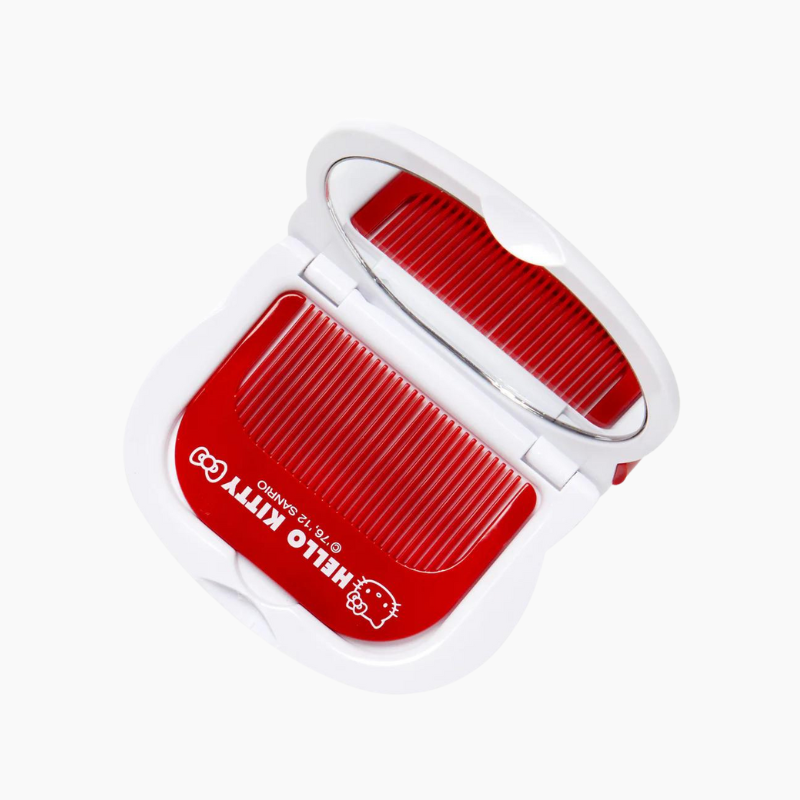 Sanrio Compact Mirror & Comb Set - Hello Kitty