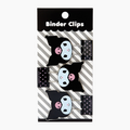 Sanrio Kuromi Binder Clips - Set of 3