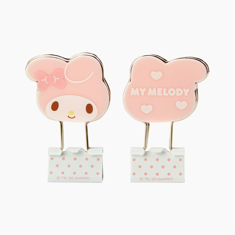 Sanrio My Melody Binder Clips - Set of 3
