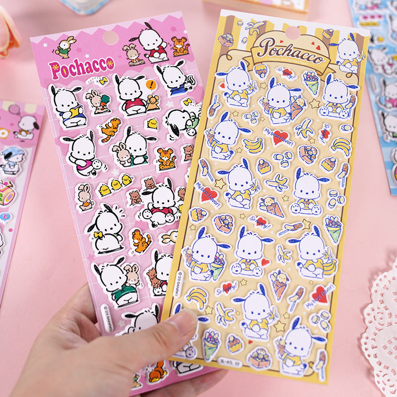 Sanrio Pochacco Puffy Stickers