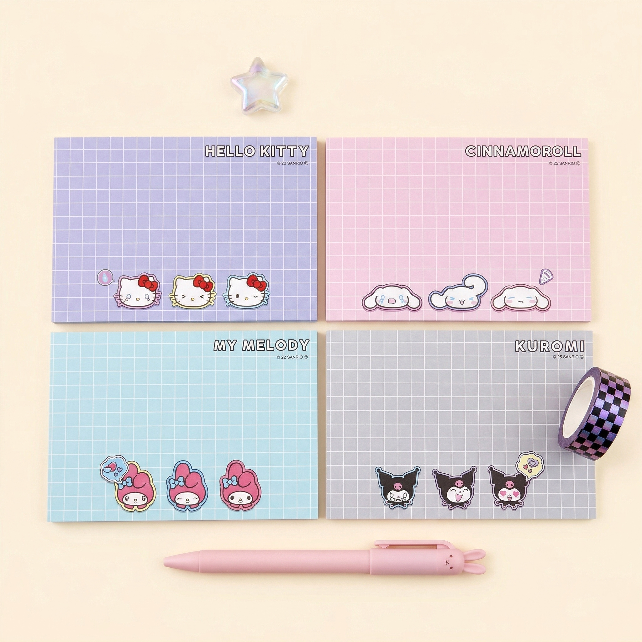 Sanrio Retro Pop Memo Pad - Limited Y2K Edition