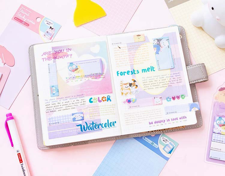 Sanrio Stand Index Sticky Notes - Limited Edition