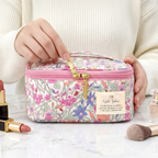 Sanrio x Liberty Fabrics Floral Cosmetic Organizer Bag - Limited Edition