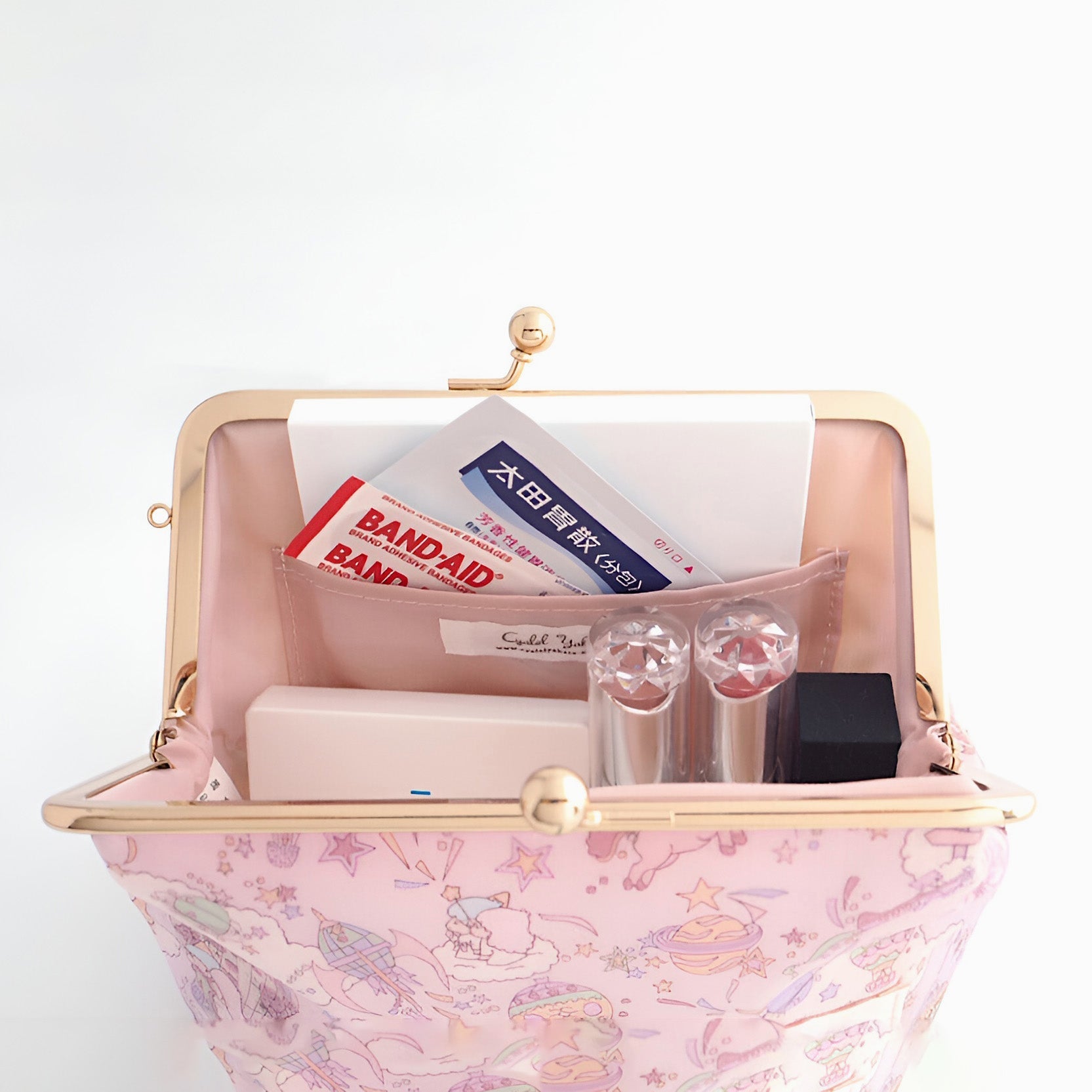 Sanrio x Liberty Fabrics Kiss-Lock Floral Frame Pouch - Limited Edition