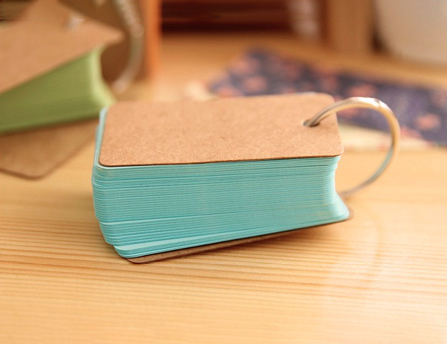 Colorful Key Ring Memo Pad