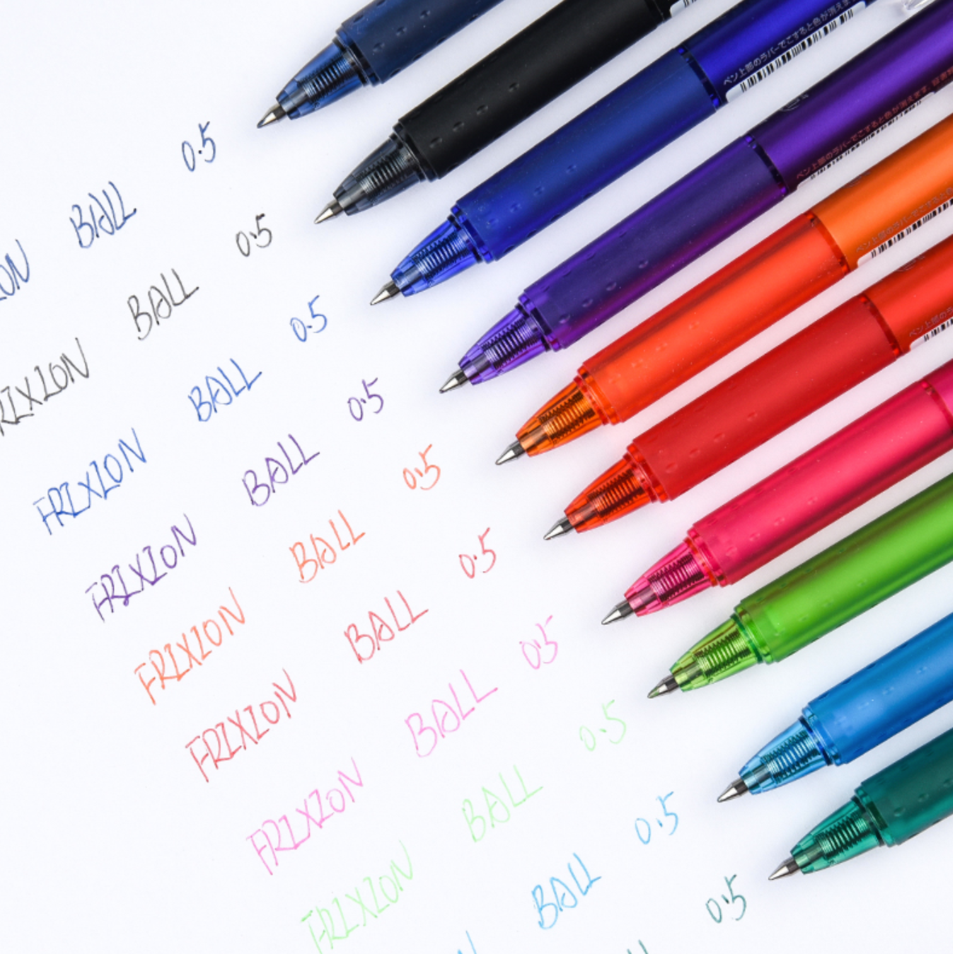 Pilot FriXion Ball Knock Retractable Gel Pen Refill - 0.5 mm - Pack of 3