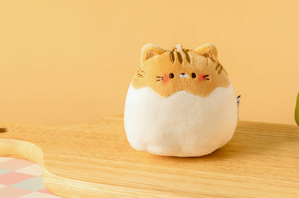 Kitty Bun Plush Toy Keychain