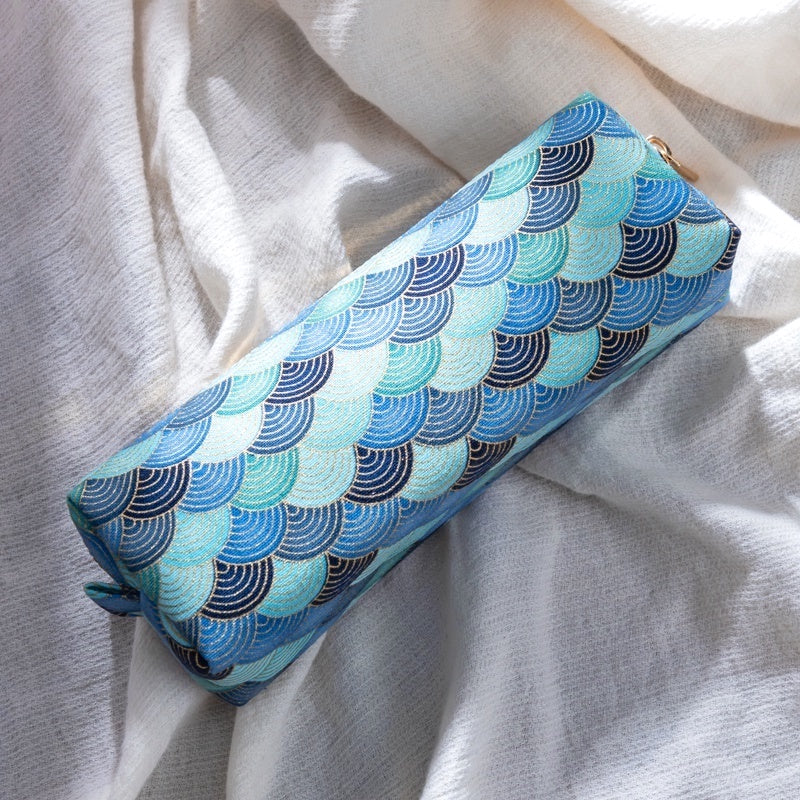 Seigaiha Pattern Pencil Case