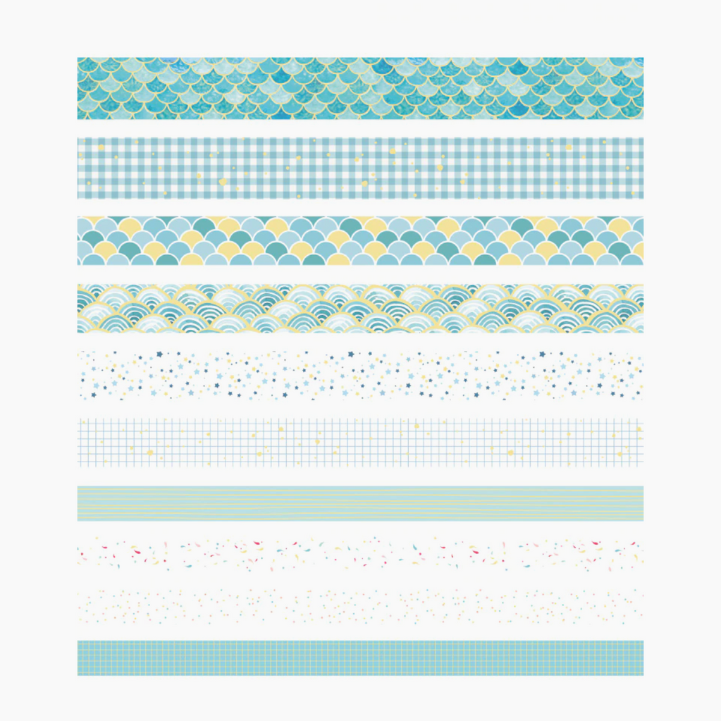 Seigaiha Washi Tape Set
