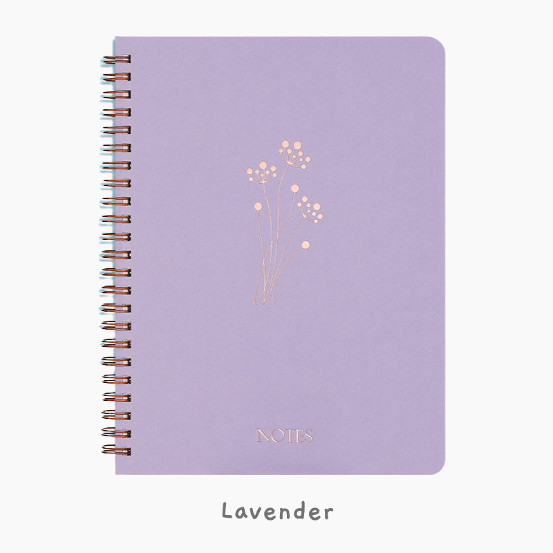 Serenity Bloom Spiral Notebooks