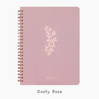 Serenity Bloom Spiral Notebooks