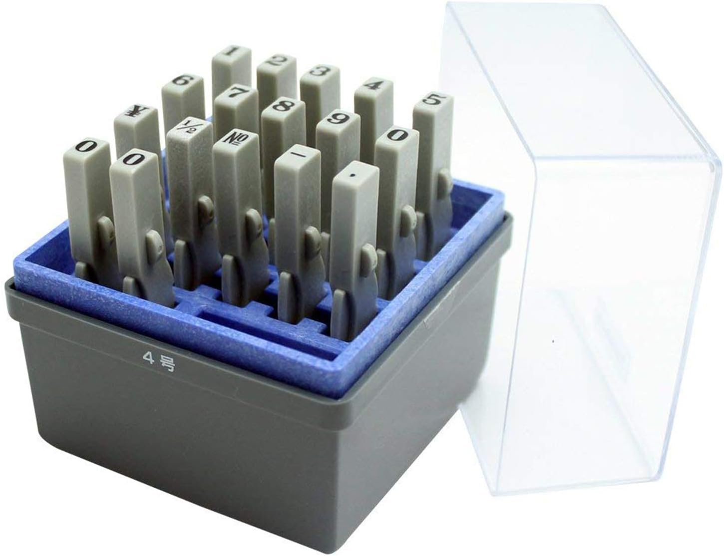Rubber Stamp - Ming typefaces - Size 4 - Number