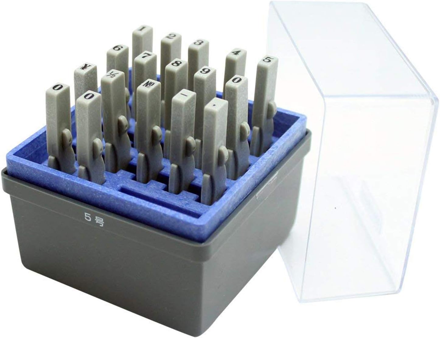 Rubber Stamp - Ming typefaces - Size 5 - Number