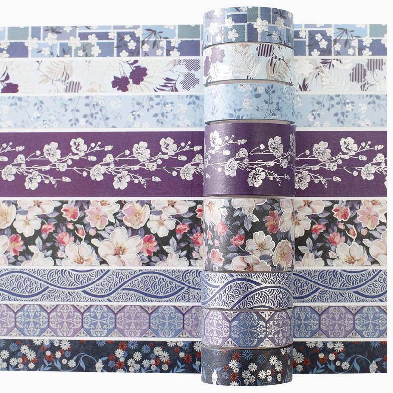 Shades Of Blue Washi Tape Set