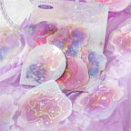 Shimmering Ink Splatter Art Stickers - New Edition
