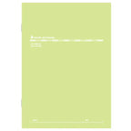 Slim Notebook B5 (Ruled) Light Green 16 Sheets
