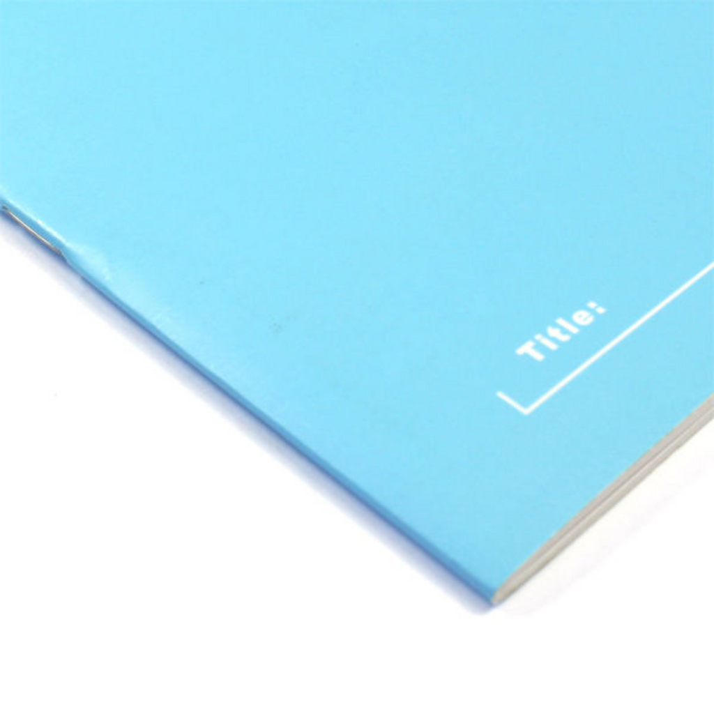 Slim Notebook B5 (Ruled) Light Blue 16 Sheets
