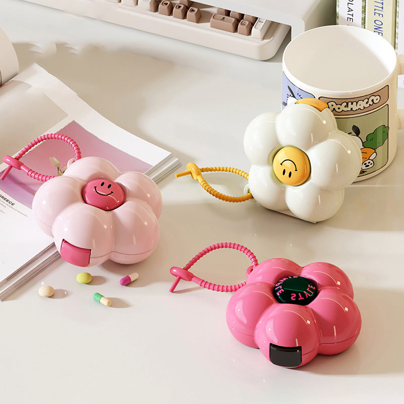 Smiley Bloom Pill Box