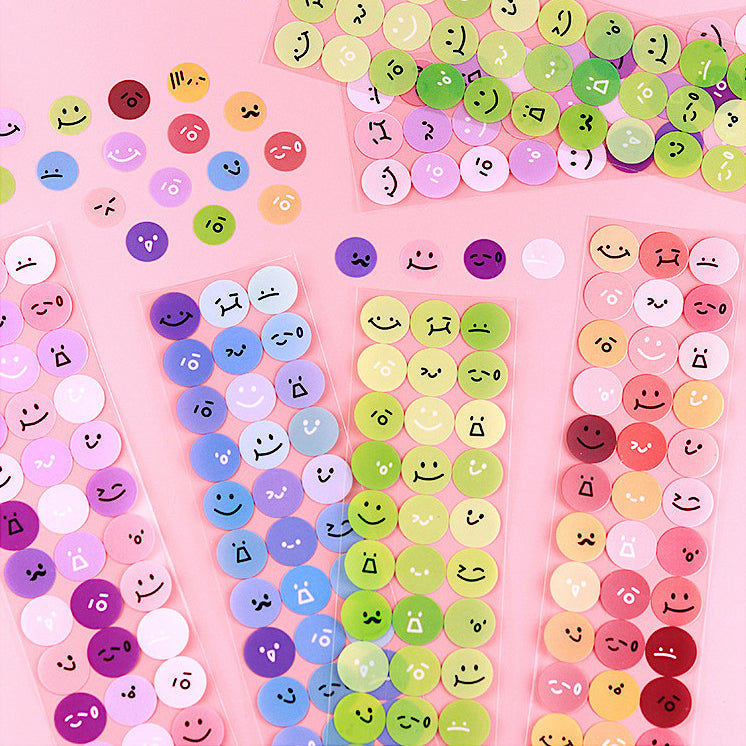Smiley Dot Stickers