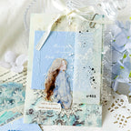 Winter Snowflake Scrapbook Paper Set – Journaling Pack
