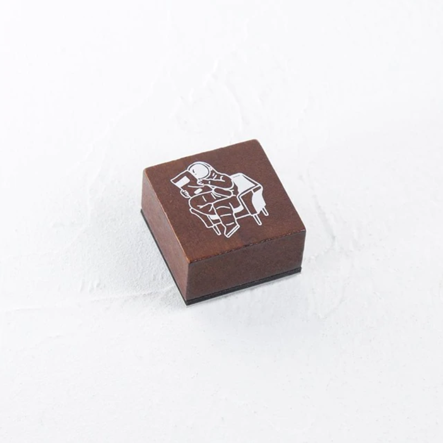 Spaceman Wooden Stamps