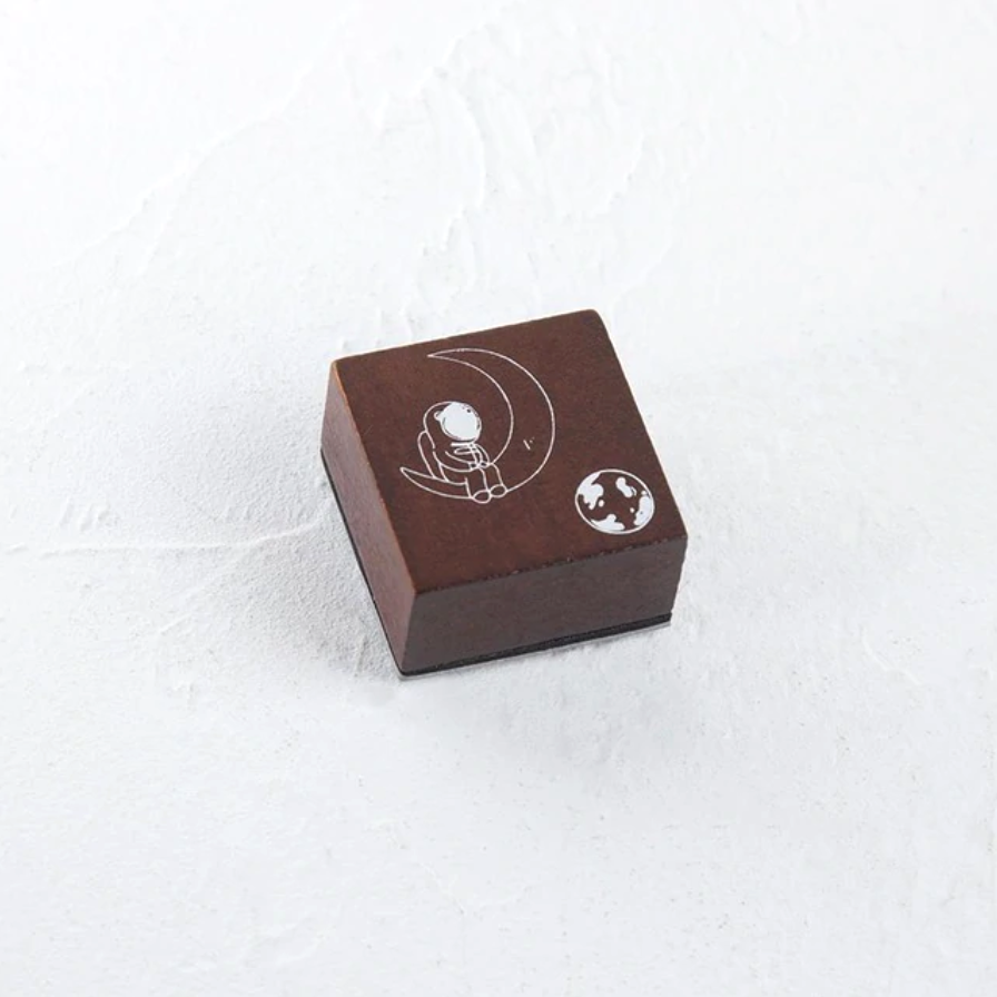 Spaceman Wooden Stamps