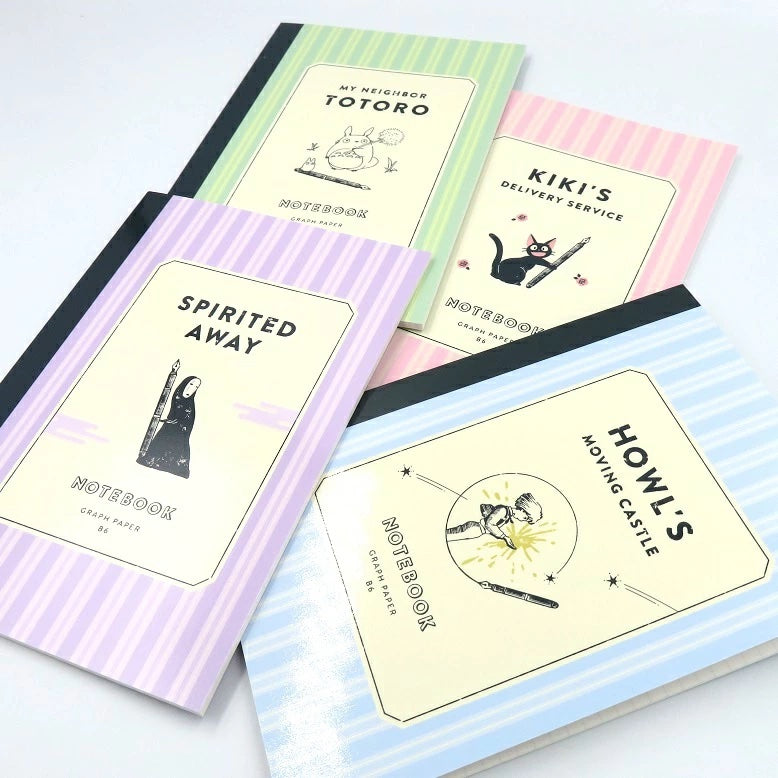 Studio Ghibli B6 Notebook - Howl's Moving Castle