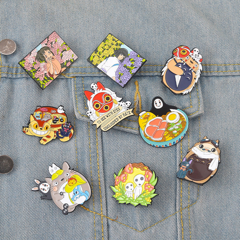 Studio Ghibli Enamel Pins