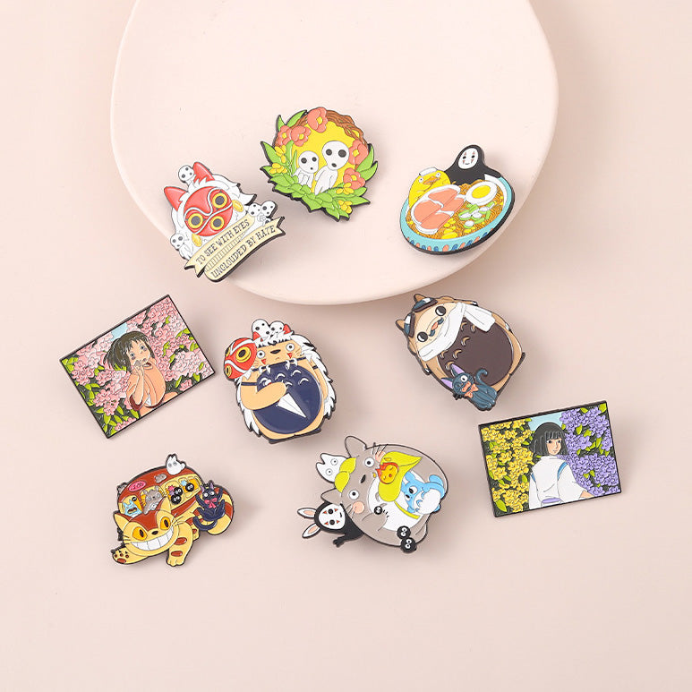 Studio Ghibli Enamel Pins