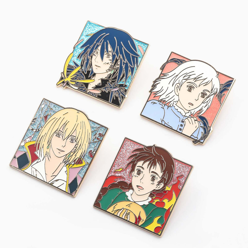 Studio Ghibli Portraits: Howl's Collection Pins