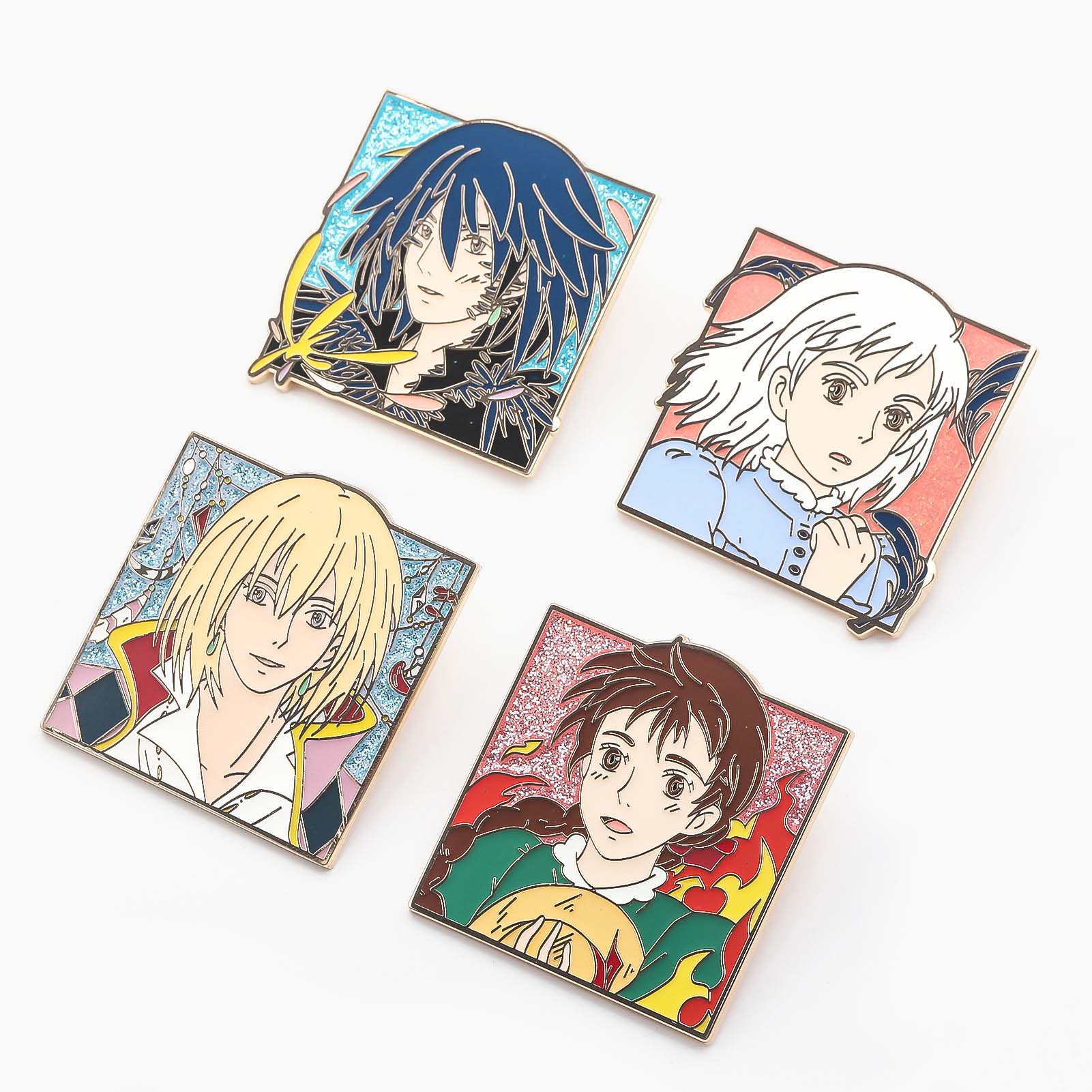 Studio Ghibli Portraits: Howl's Collection Pins