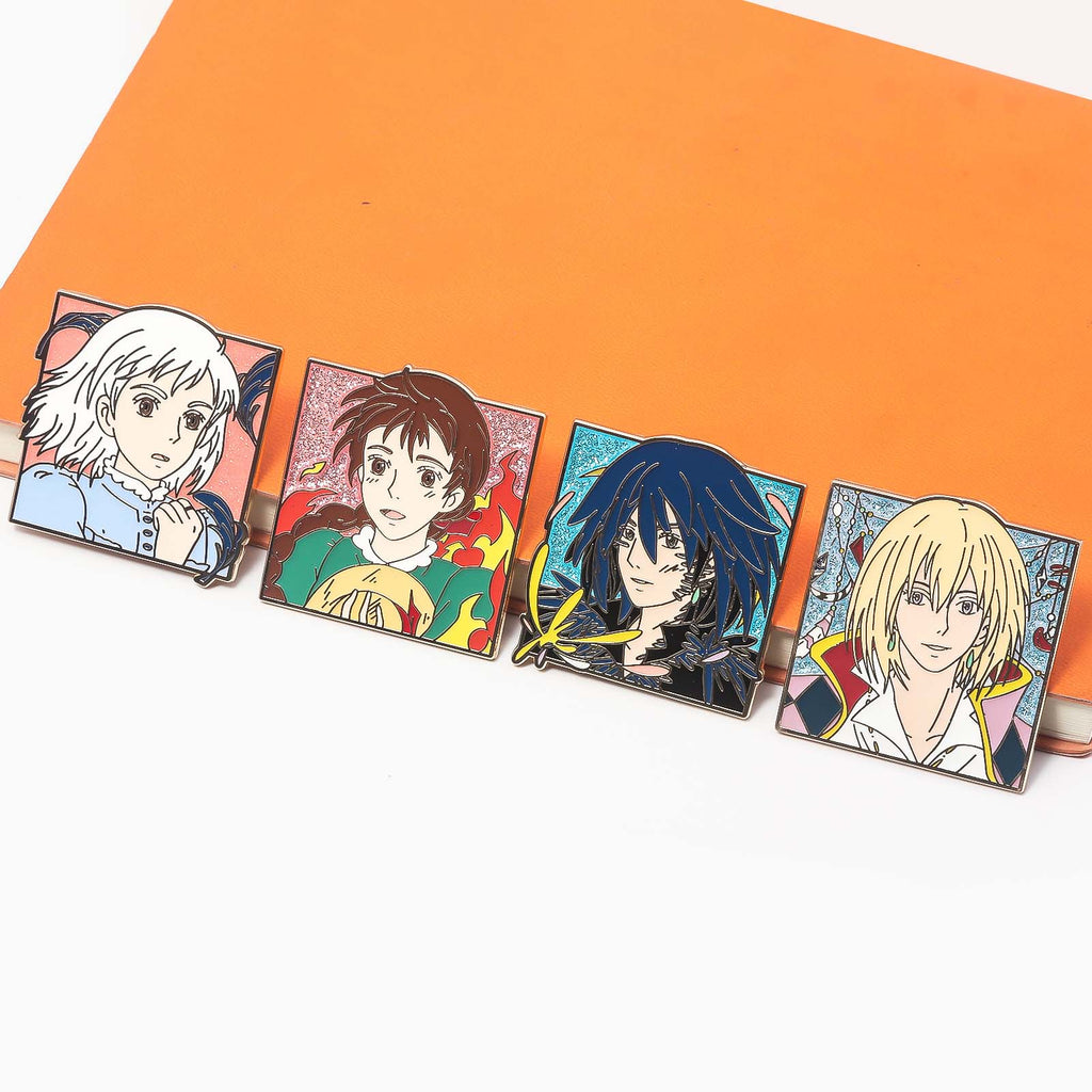 Studio Ghibli Portraits: Howl's Collection Pins