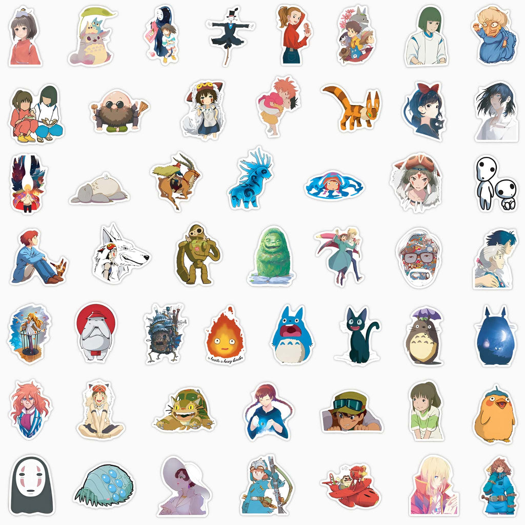 Studio Ghibli Stickers - Large Set of 100