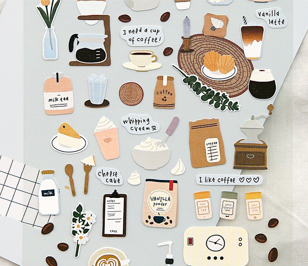 Suatelier Stickers - I Like Coffee