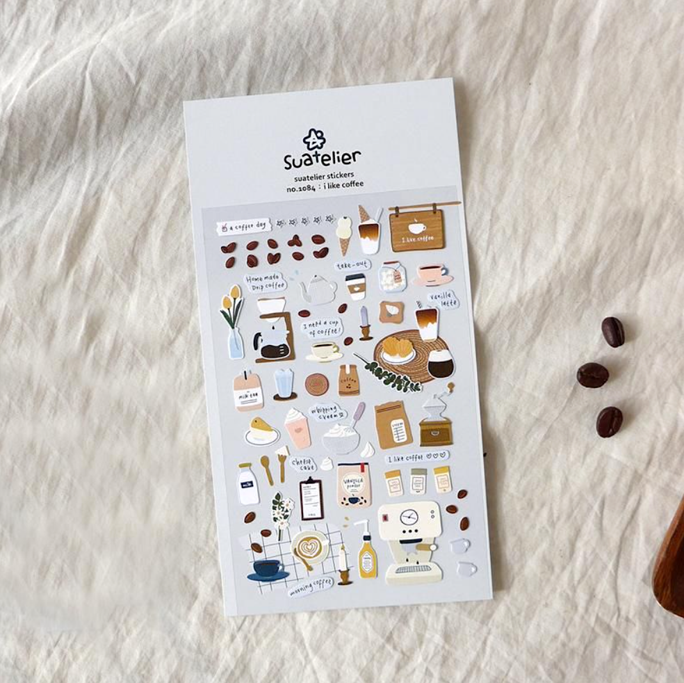 Suatelier Stickers - I Like Coffee