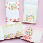 San-x Sumikko Gurashi Mini Memo Pad - Strawberries