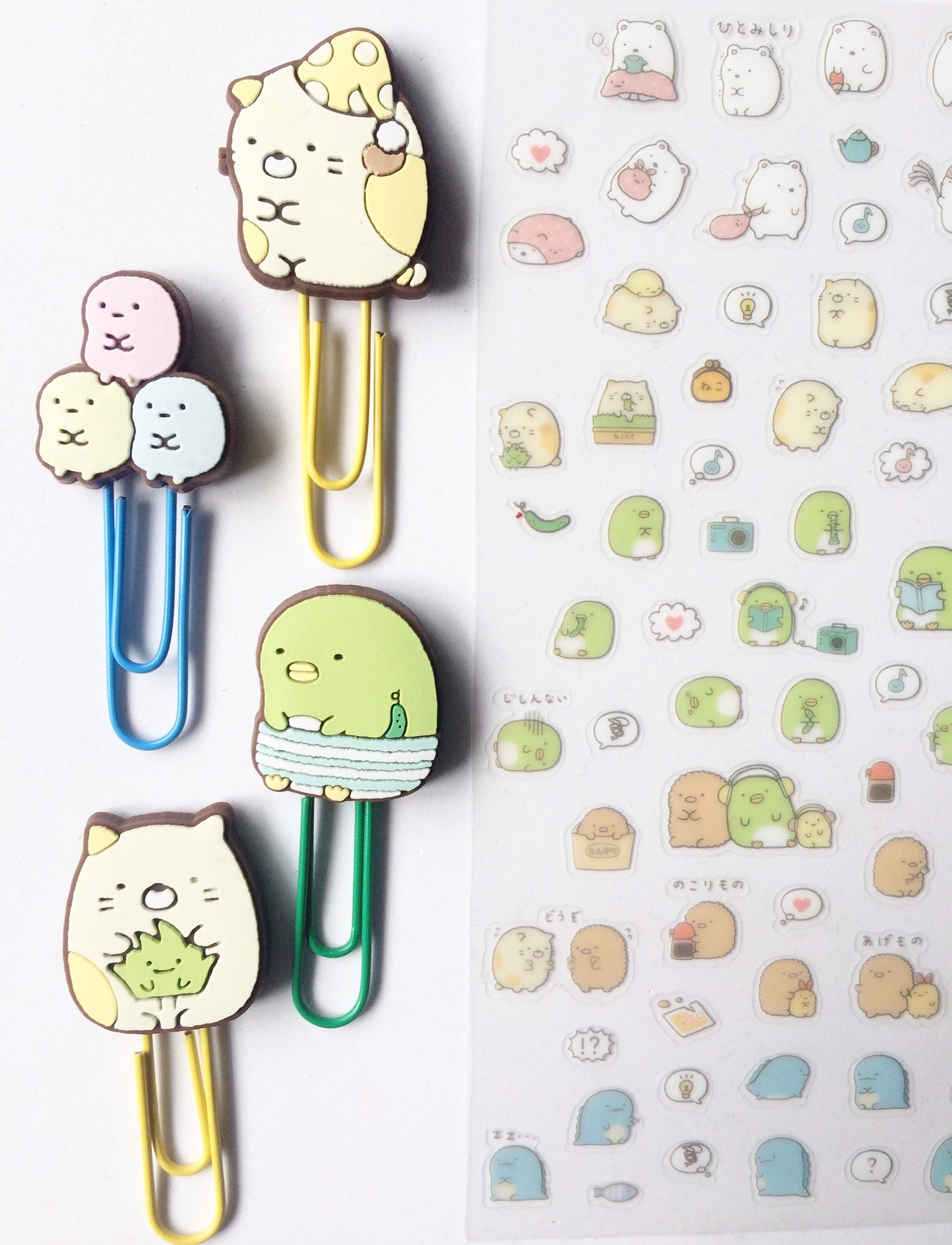 Kawaii Sumikko Gurashi Paper Clips