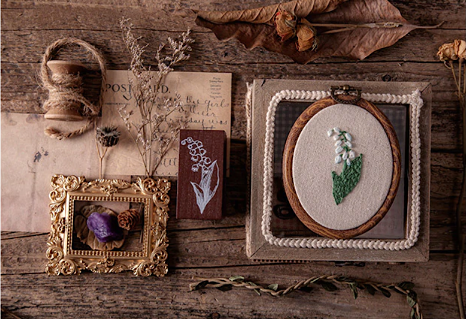 Summer Flower Wooden Stamps