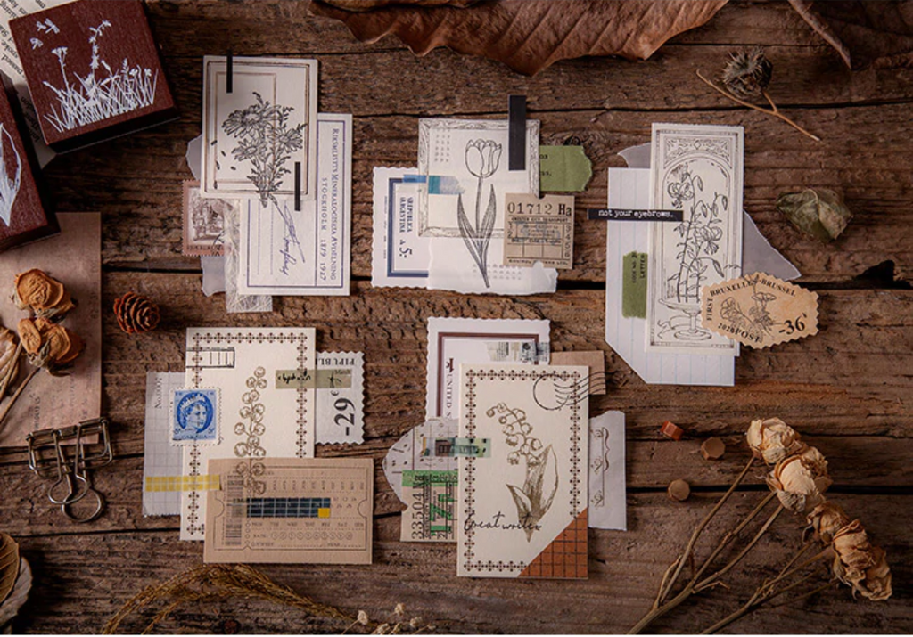 Summer Flower Wooden Stamps