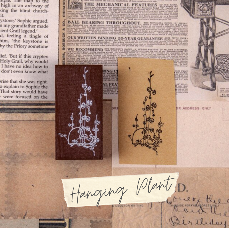 Summer Flower Wooden Stamps