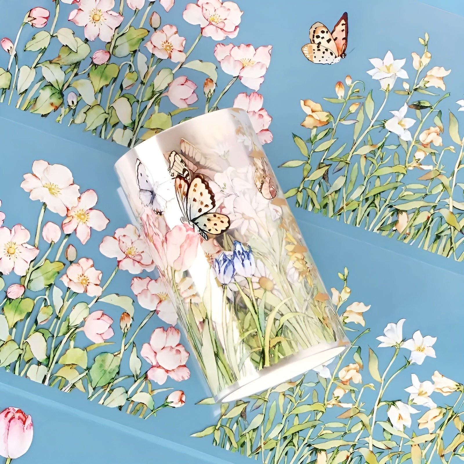 Flowering Shrubs Clear Masking Tape - Extra Wide