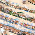 European Cityscape Clear Washi Tape